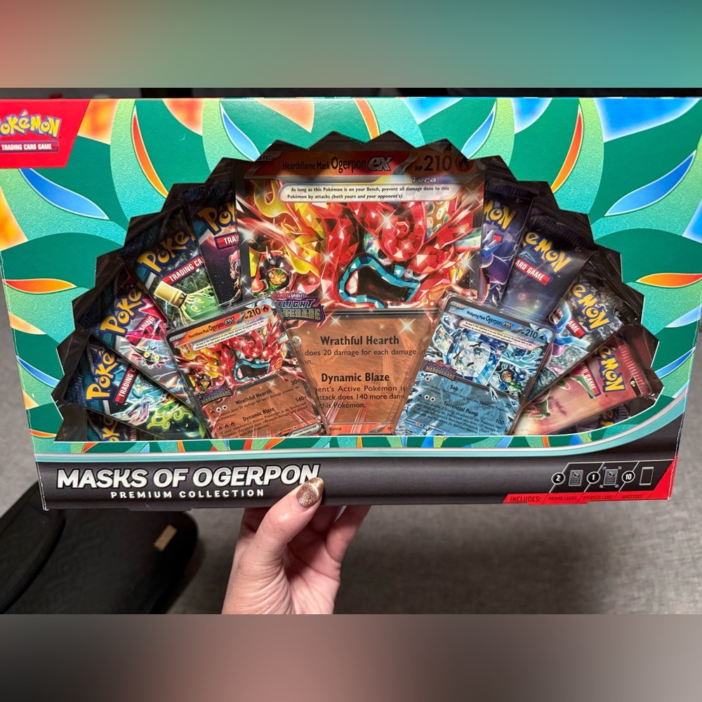 Pokemon Masks of Ogerpon Premium Collection - Red, Blue, Green